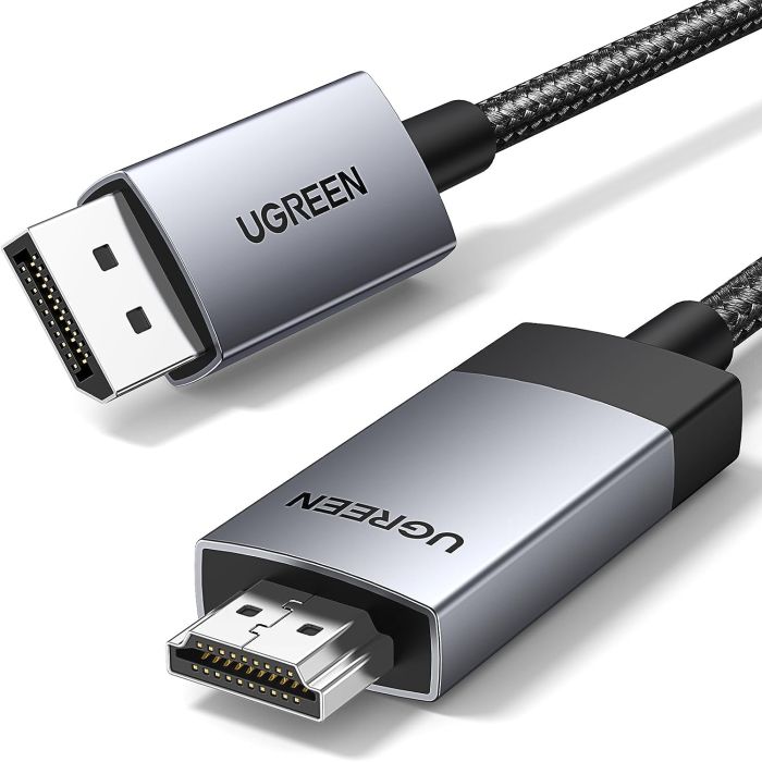 UGREEN DisplayPort na HDMI kabel 4K@60Hz HDR Active DP 1.2 v HDMI 2.0, 1M - slika 2