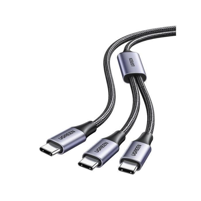 Ugreen 2v1 dvojni USB-C polnilni kabel s 100W - slika 3