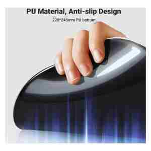 Ugreen ergonomska podloga za miško z naslonom za zapestje - črna