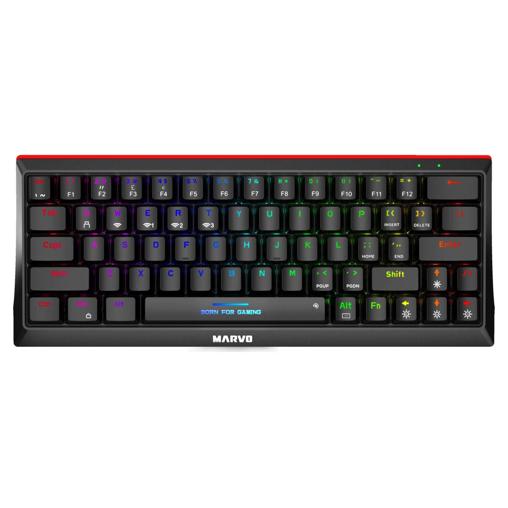 MARVO KG962W brezžična mehanska tipkovnica - slika 5