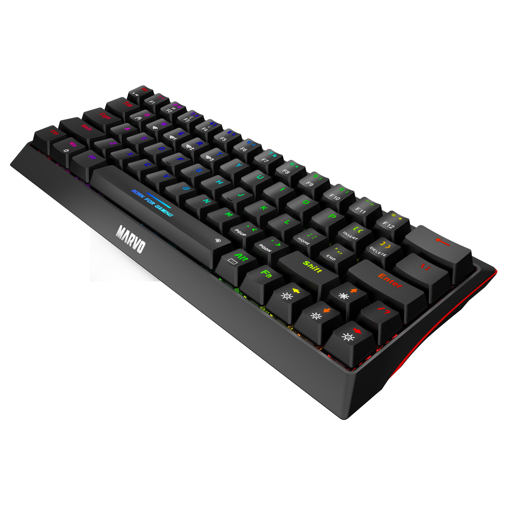 MARVO KG962W brezžična mehanska tipkovnica - slika 4