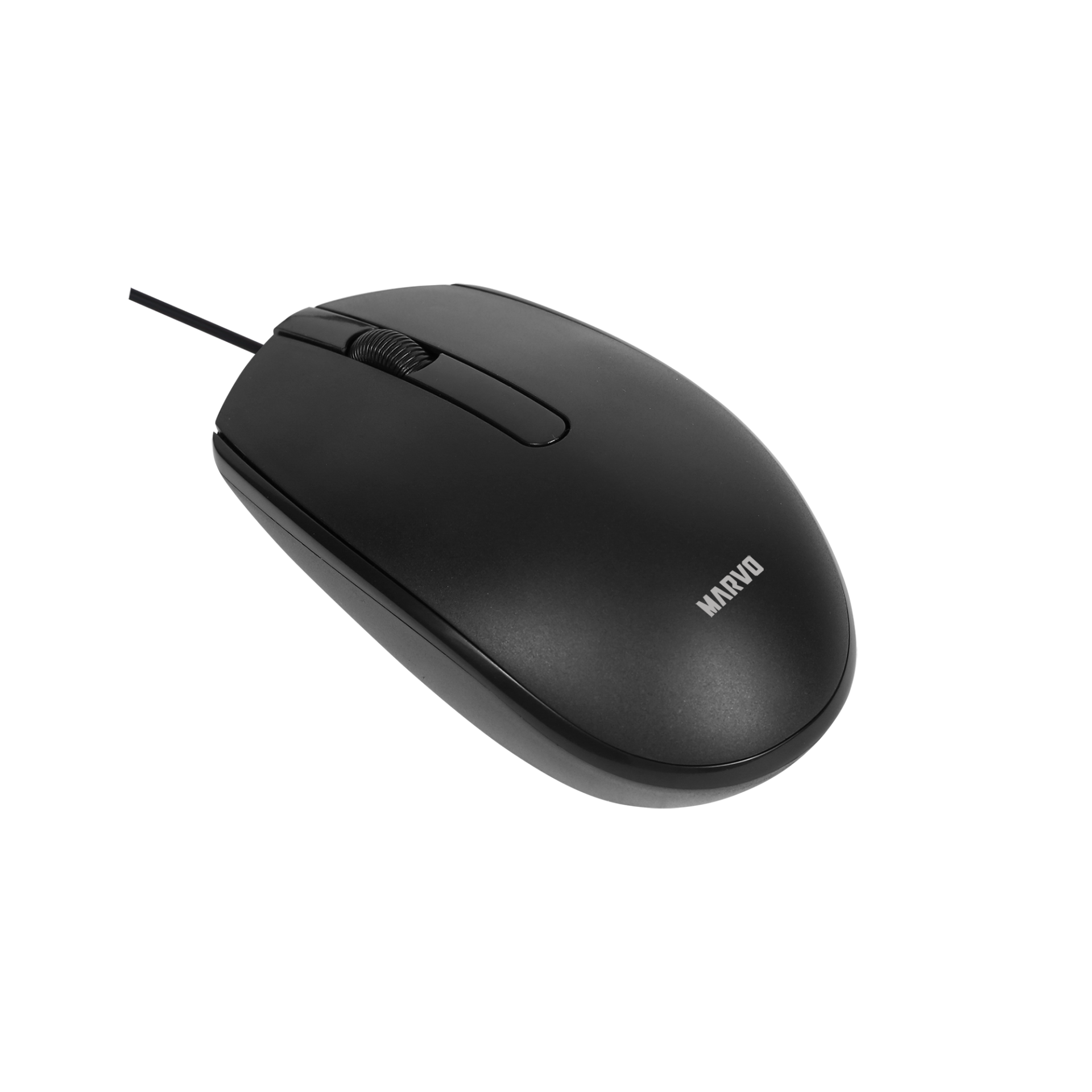 MARVO OFFICE MS003 BK MIŠKA ČRNE BARVE - slika 2