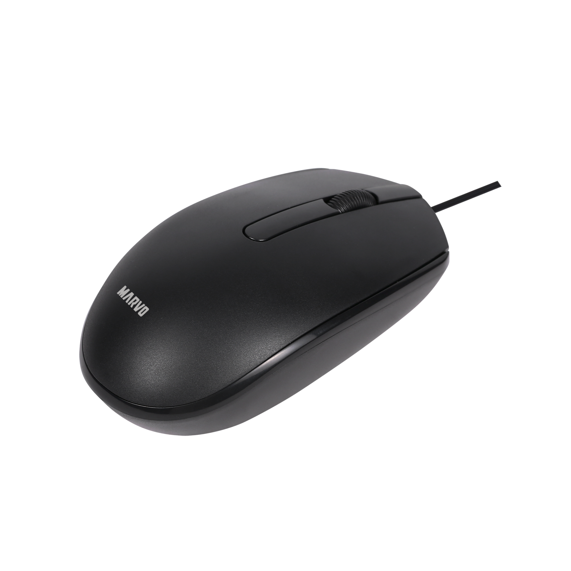 MARVO OFFICE MS003 BK MIŠKA ČRNE BARVE - slika 3