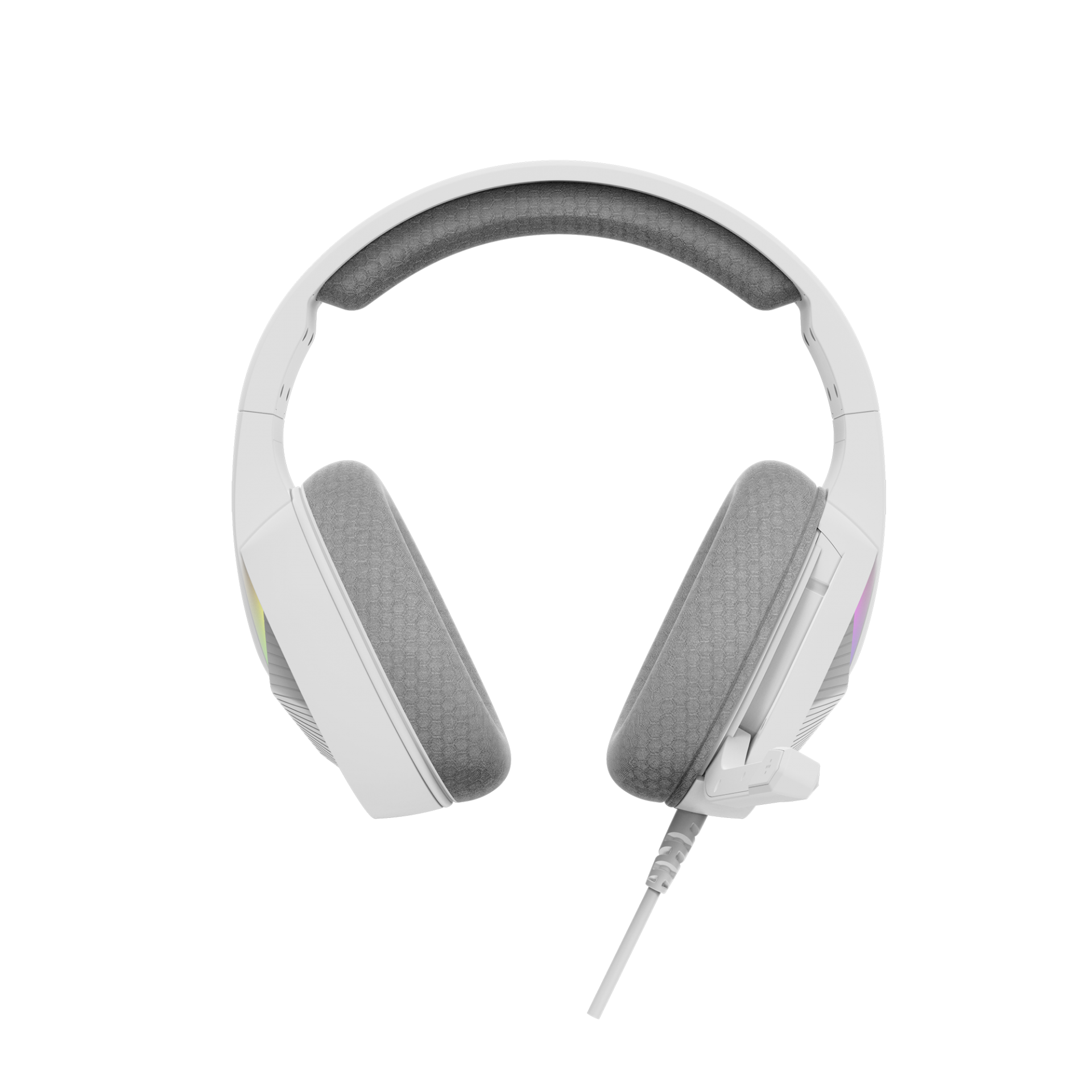 MARVO H8618 RGB WH SLUŠALKE BELE BARVE - slika 3