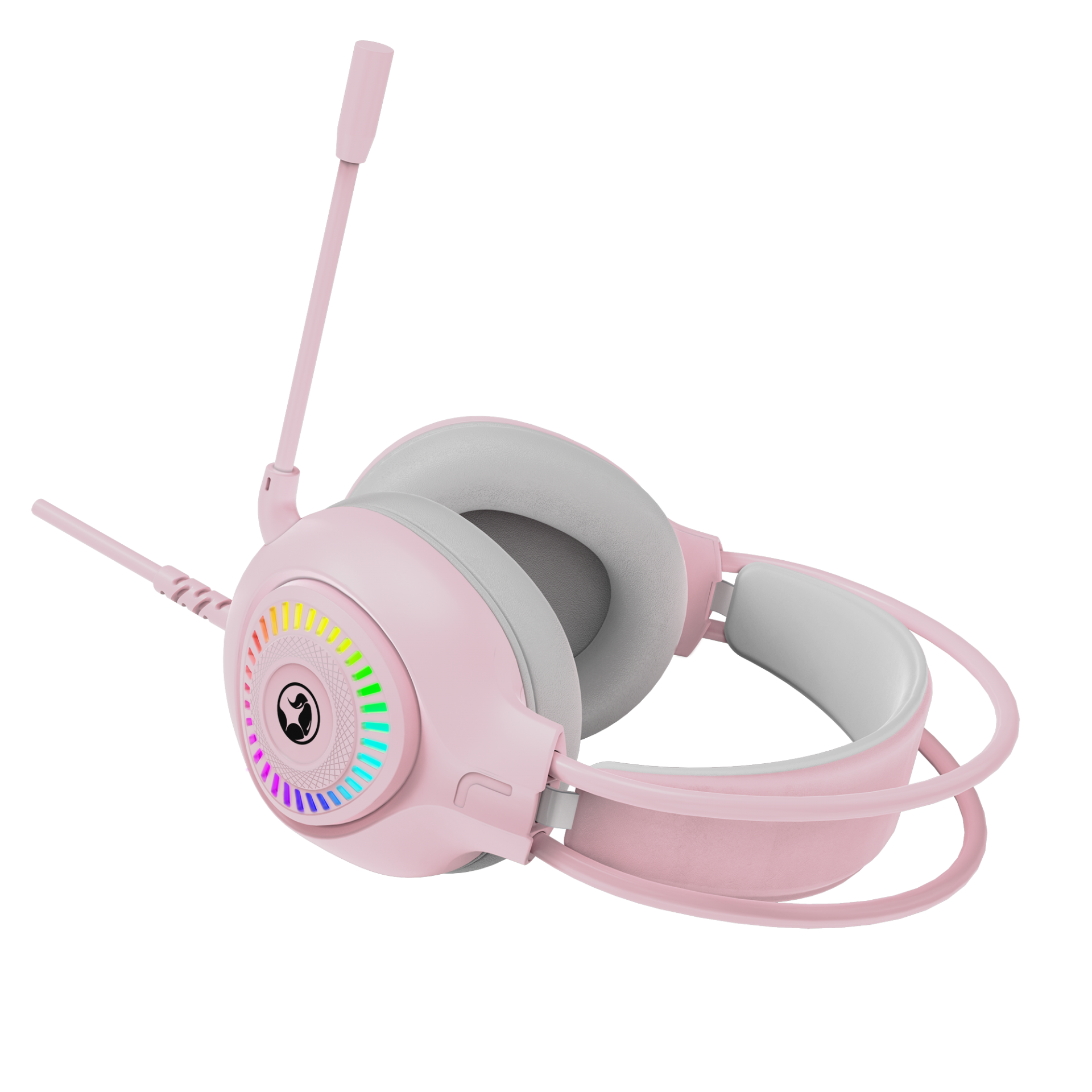 MARVO H8325 RGB PK ŽIČNE SLUŠALKE ROZA BARVE - slika 3