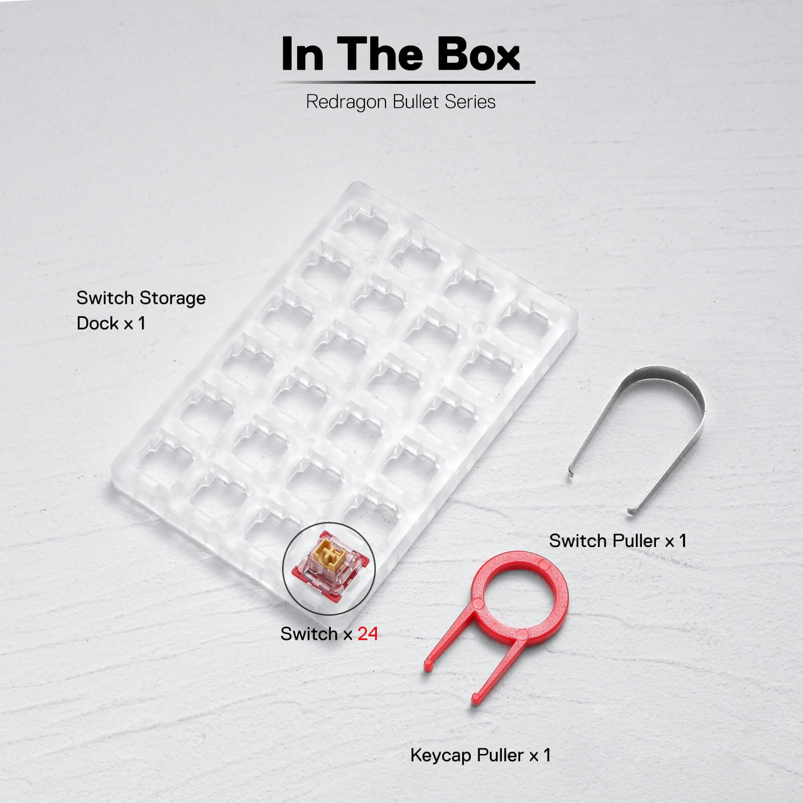 REDRAGON BULLET-F A113 STIKALO TIPKOVNICE 24 kos - slika 4