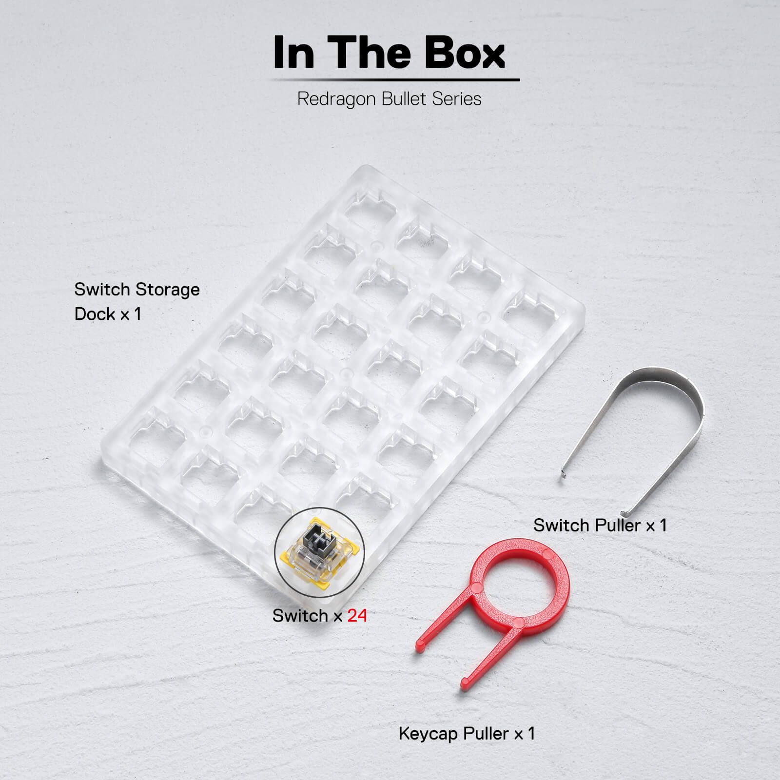 REDRAGON BULLET-S A113 STIKALO TIPKOVNICE 24 kos - slika 2