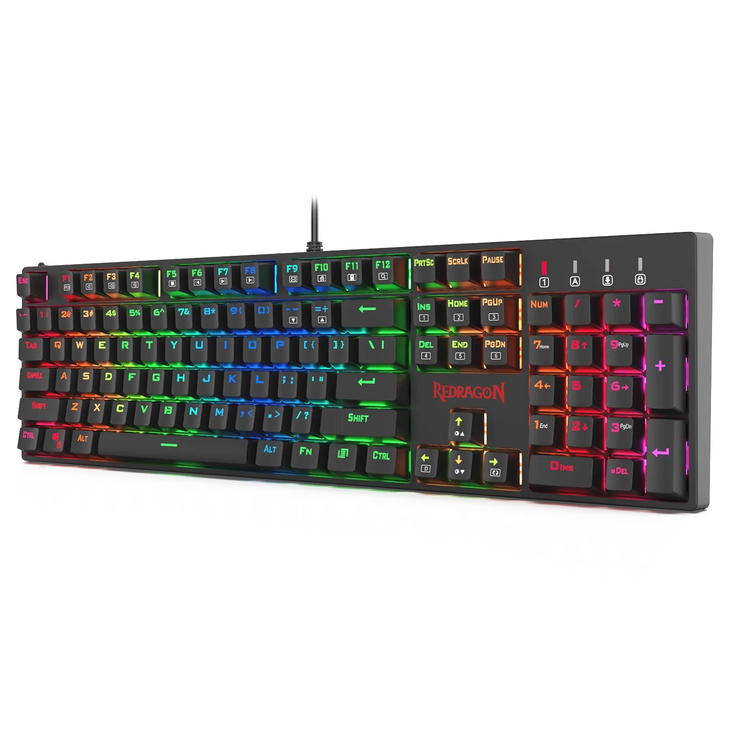 REDRAGON SURARA K582 RGB MEHANSKA TIPKOVNICA, RJAVA STIKALA - slika 4