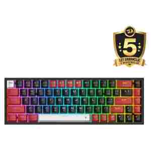 REDRAGON CASTOR K631RGB PRO ŽIČNA/BREZŽIČNA/BT MEHANSKA TIPKOVNICA, RDEČA STIKALA