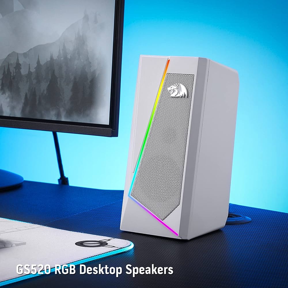 REDRAGON ANVIL GS520 RGB ZVOČNIK BELE BARVE - slika 4