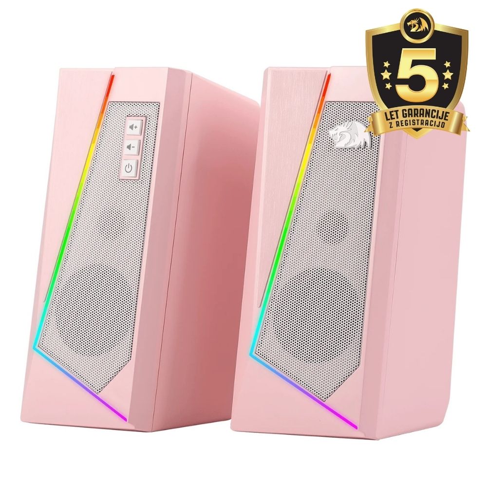 REDRAGON ANVIL GS520 RGB ZVOČNIK ROZA BARVE - slika 5
