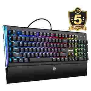 REDRAGON K569 ARYAMAN RGB GAMING MEHANSKA ŽIČNA TIPKOVNICA - RDEČA STIKALA