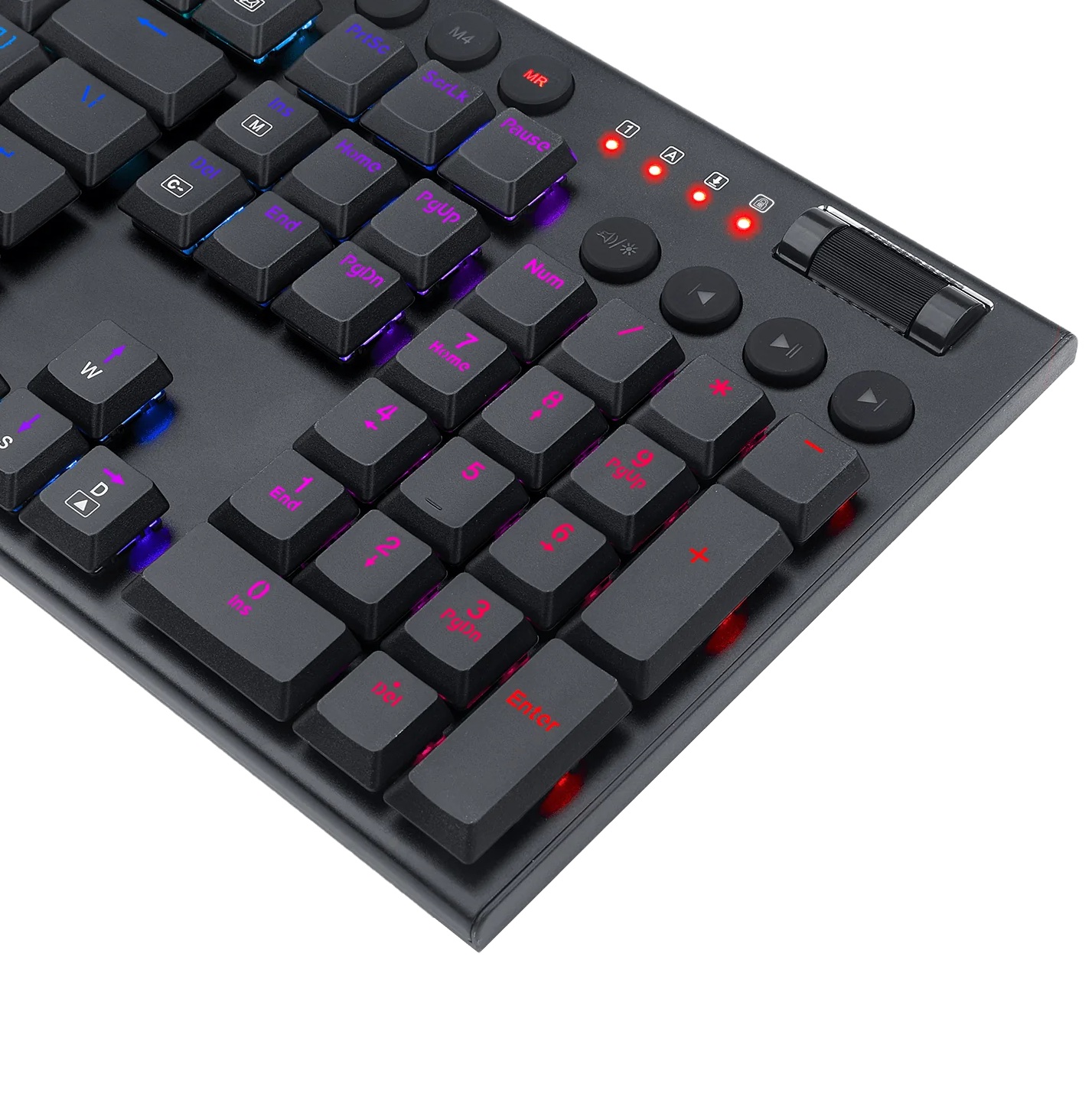 REDRAGON HORUS K619-RGB žična mehanska tipkovnica, rdeča stikala SLO/HR - slika 3