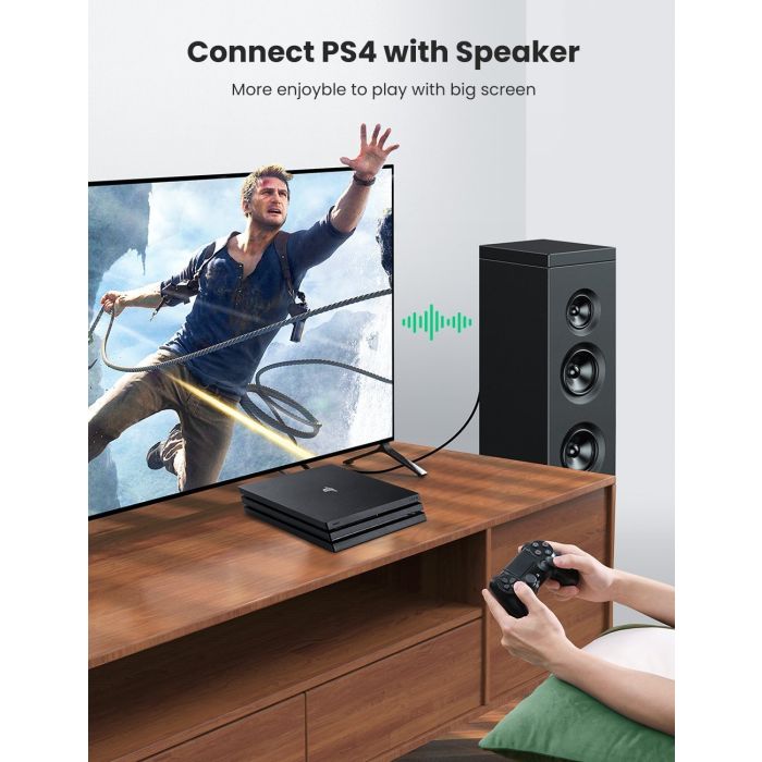 Ugreen Toslink optični kabel 1 m - polybag - slika 4