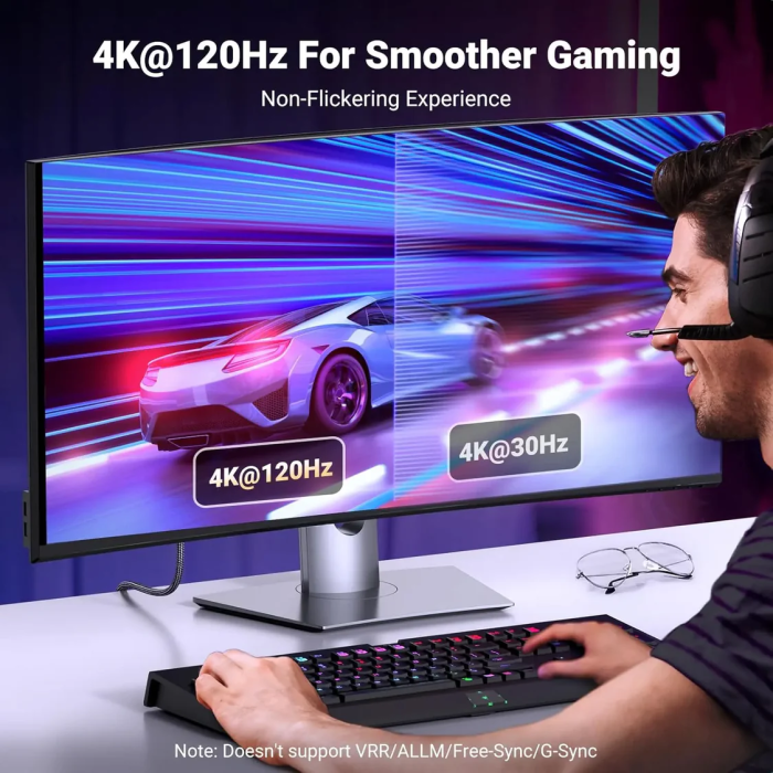 Ugreen kabel DisplayPort v HDMI 8K@60Hz - 1M - slika 4