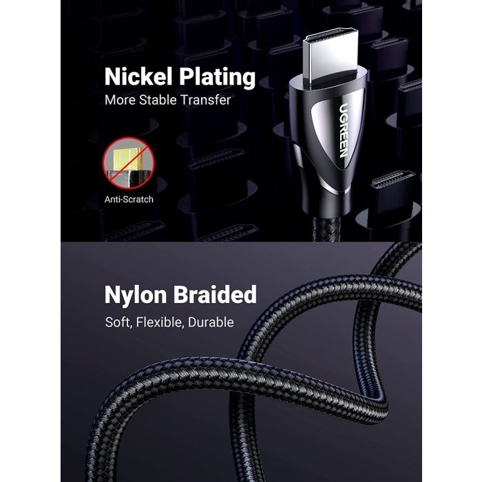 Ugreen 8K HDMI kabel 2.1 8K@60Hz 4K@120Hz, 2M - polybag - slika 3