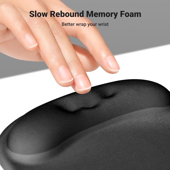 Ugreen ergonomska podloga za miško z naslonom za zapestje - črna - slika 6