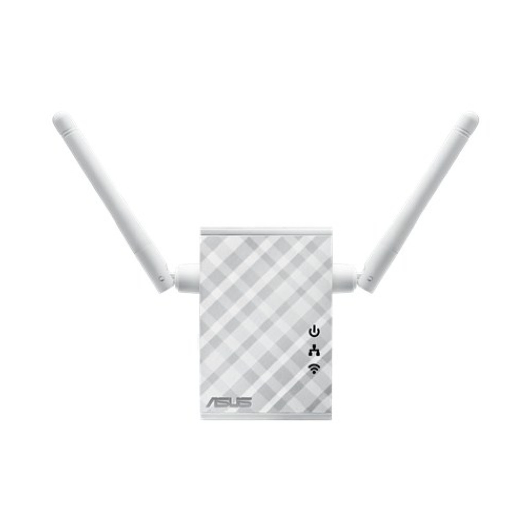 Razširitev brezžičnega omrežja Asus WiFi4 802.11n N300 300Mbit/s 1xRJ45 2x antena (RP-N12) - slika 3