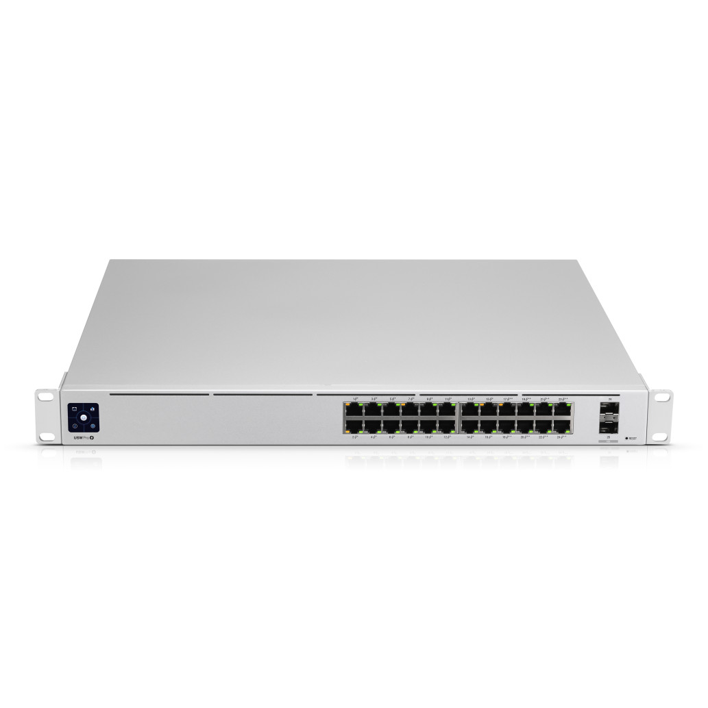 STIKALO 24-PORT UBIQUITI UniFi 100/1000 1000 PoE+ Managed Rackmount (USW-Pro-24-POE) - slika 2