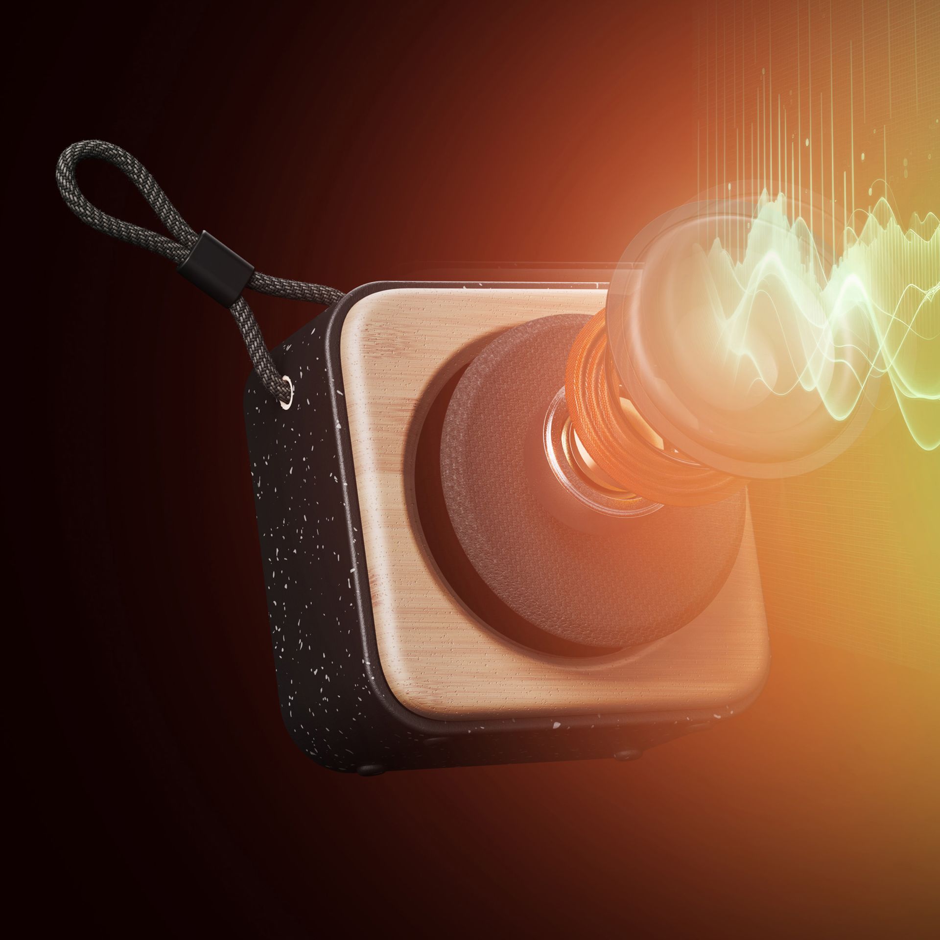 HOUSE OF MARLEY ROOTS BT SPEAKER SIGNATURE BLACK - slika 3