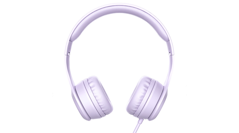 MOYE ENYO, zložljive slušalke z mikrofonom - roza barve - slika 2