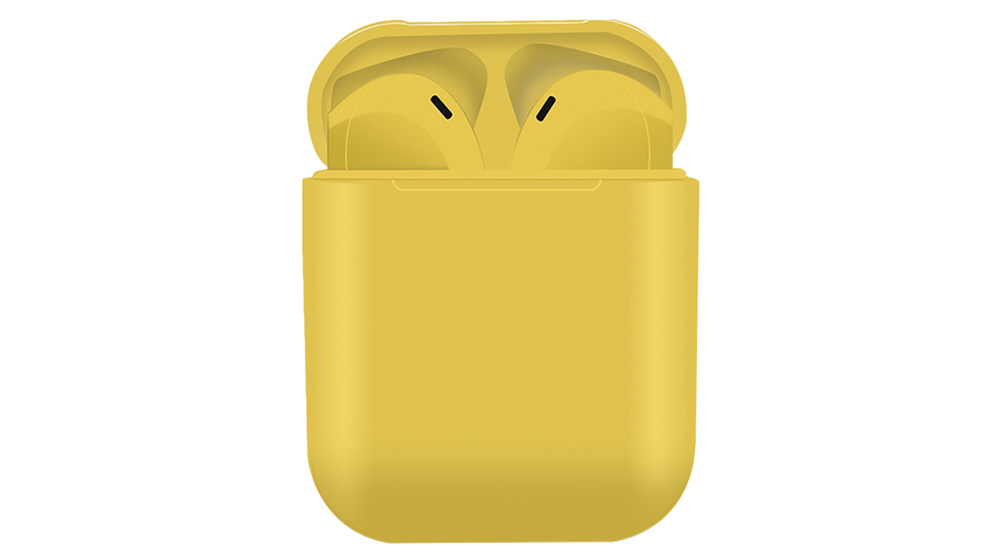 MOYE AURRAS TRUE WIRELESS EARPHONE, brezžične slušalke - rumene barve - slika 2