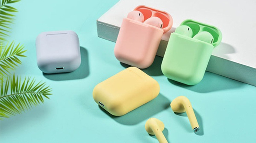 MOYE AURRAS TRUE WIRELESS EARPHONE, brezžične slušalke - rumene barve - slika 3