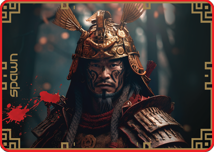 SPAWN SAMURAI podloga za miško - M - slika 2
