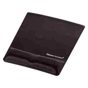 Fellowes Health-V Fabrik podloga za zapestje/miško, črna