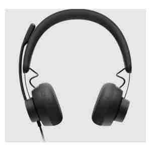 Logitech Zone žične slušalke, certificirane za Microsoft Teams, USB-C z adapterjem USB-A, grafitna b