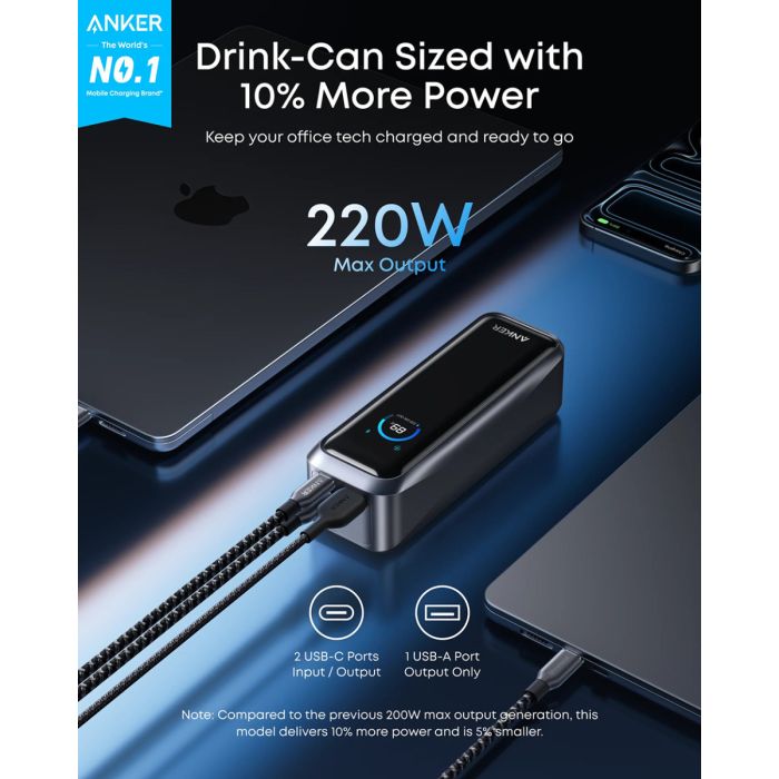 Anker Prime Powerbank 20000 mAh, 220W - slika 3