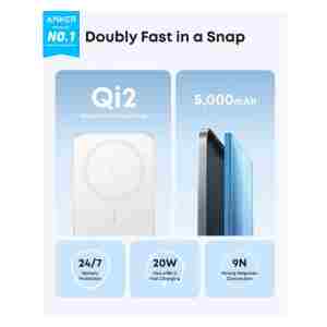 Anker Nano Powerbank Slim 5000 mAh, bel