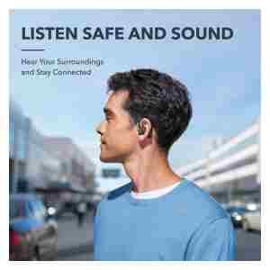 Anker Soundcore AeroFit brezžične slušalke, črne