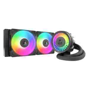 ARCTIC LIQUID FREEZER III PRO 240mm A-RGB vodno hlajenje za INTEL/AMD procesorje (črn)