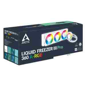 ARCTIC LIQUID FREEZER III PRO 360mm A-RGB vodno hlajenje za INTEL/AMD procesorje (bel)