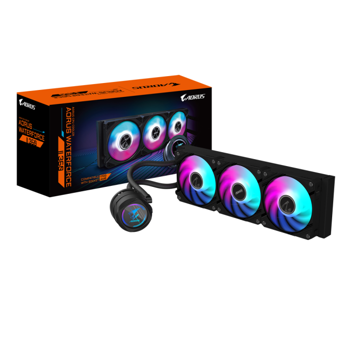 GIGABYTE AORUS WATERFORCE II 360 vodno hlajenje za INTEL/AMD procesorje - slika 5