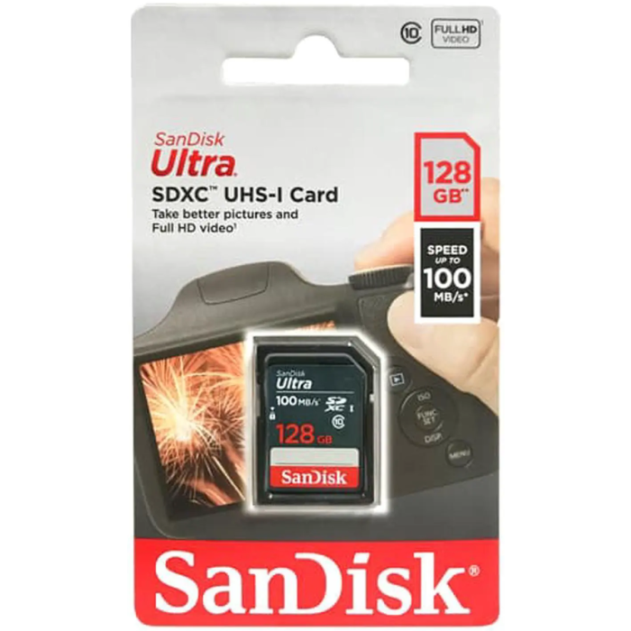SanDisk 128 GB Ultra SDXC Class 10 spominska kartica