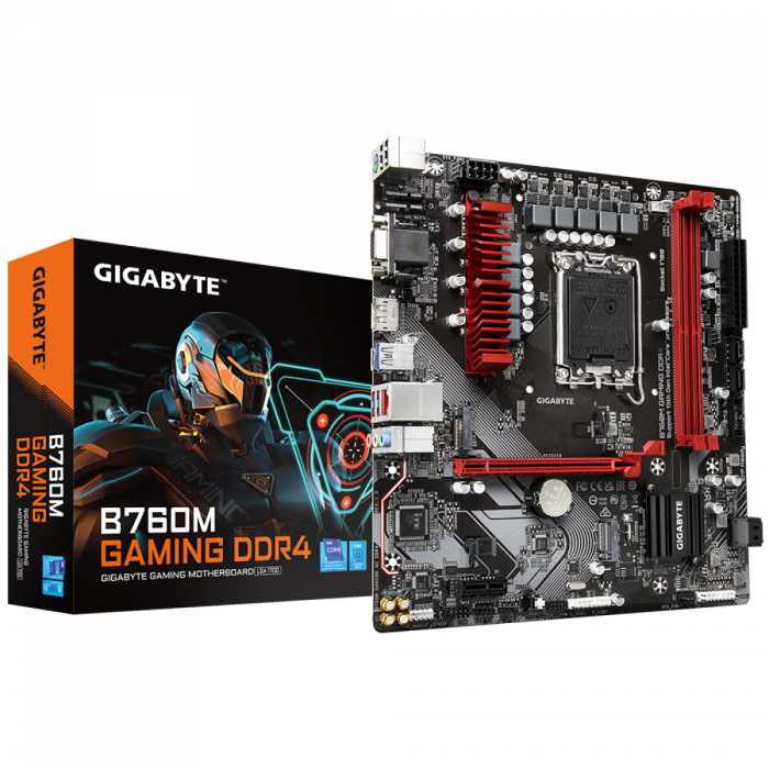 GIGABYTE B760M GAMING DDR4, DDR4, SATA3, USB3.2Gen1, DP, LGA1700 mATX - slika 2