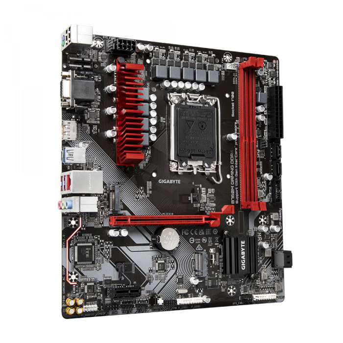 GIGABYTE B760M GAMING DDR4, DDR4, SATA3, USB3.2Gen1, DP, LGA1700 mATX - slika 3