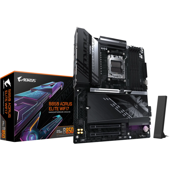GIGABYTE B850 AORUS ELITE WIFI7, DDR5, SATA3, USB3.2Gen2x2, DP, 2.5GbE, WiFi 7, AM5 ATX - slika 2