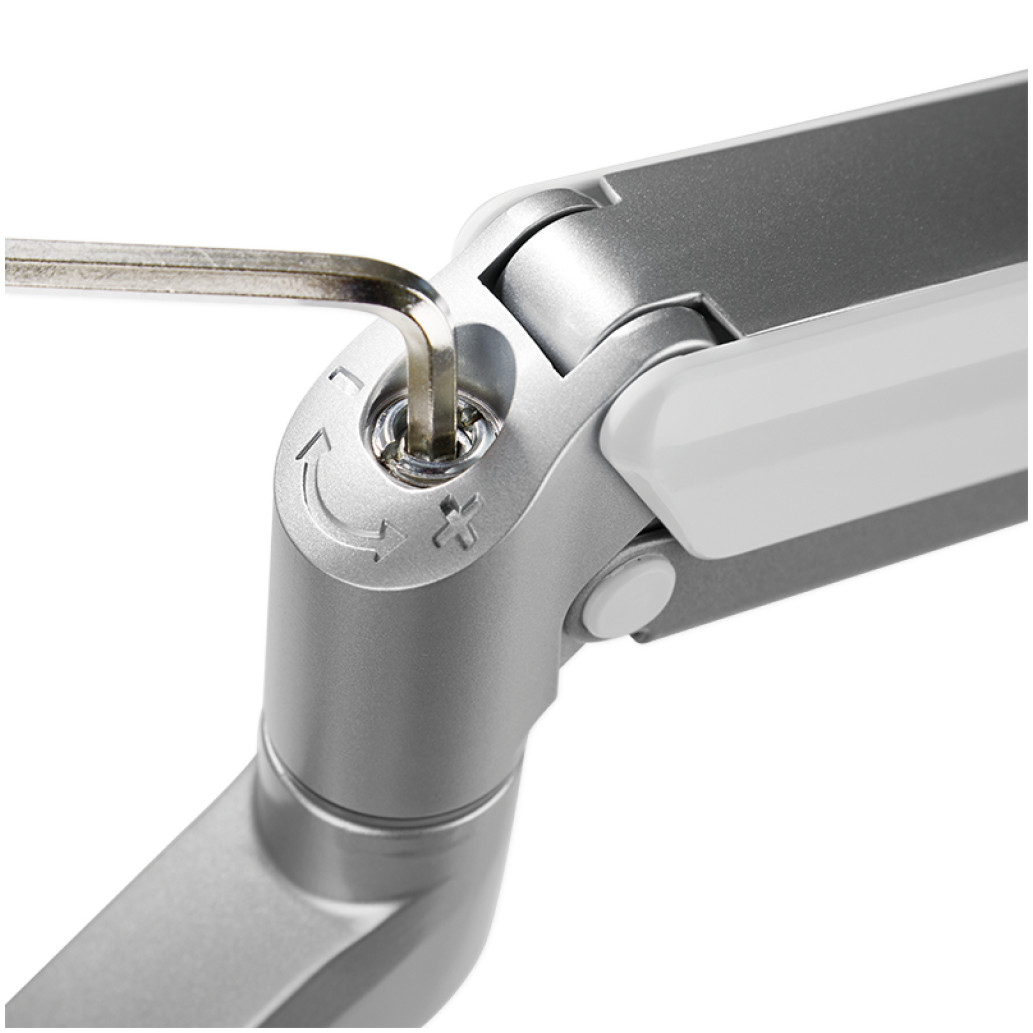 Nosilec za LCD monitor 43,2 - 81,3 cm (17"–32") do 9kg nagibni gor/dol/levo/desno plinska vzmet LogiLink (BP0086) - slika 2