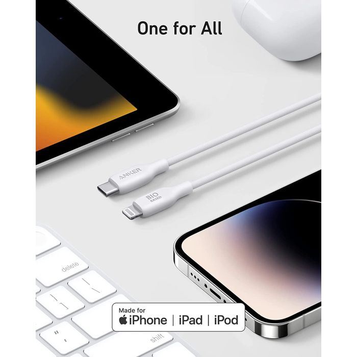 Anker 541 BIO USBC-LTG 1,8m kabel bel - slika 4