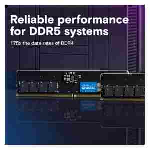 Crucial 32GB Kit (2x16GB) DDR5-5600 UDIMM CL46, 1.1V