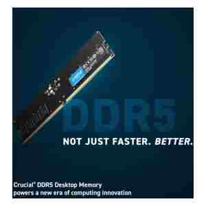 Crucial 16GB DDR5-5600 UDIMM CL46, 1.1V