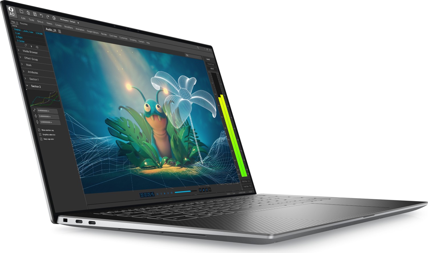 Prenosnik Dell Precision 5570 / i7 / RAM 32 GB / SSD Disk / 15,6" WUXGA - slika 3