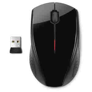 Miš HP X3000 brezžična Wireless za notesnike 1200DPI 10m - črna (YH2C22AA) PP