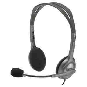 Slušalke Logitech 3.5 H111 stereo z mikrofonom (981-000593)