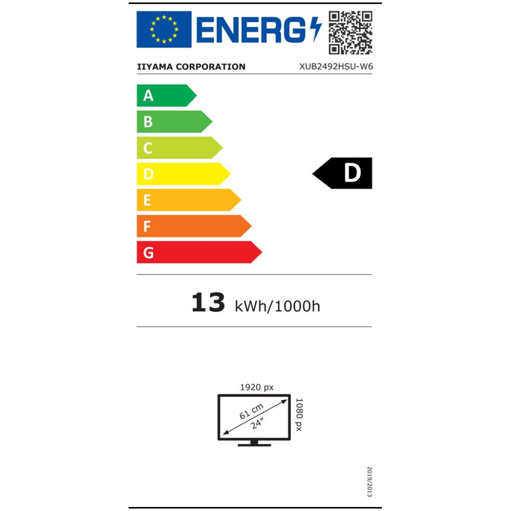 Iiyama 60,5 cm (23,8") XUB2492HSU-W6 1920x1080 100Hz IPS - slika 2