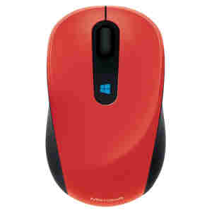 Miš brezžična Microsoft Mobile Sculpt M 1000DPI rdeča (43U-00026)