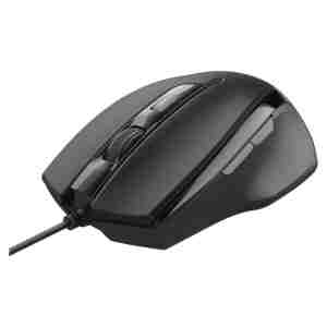 Miš Trust Žična Voca črna 5 gumbov 2400DPI (23650)